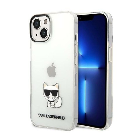Karl Lagerfeld Choupette Body - Etui iPhone 14 Plus (przezroczysty) Karl Lagerfeld Choupette Body - Etui iPhone 14 Plus (przezroczysty)