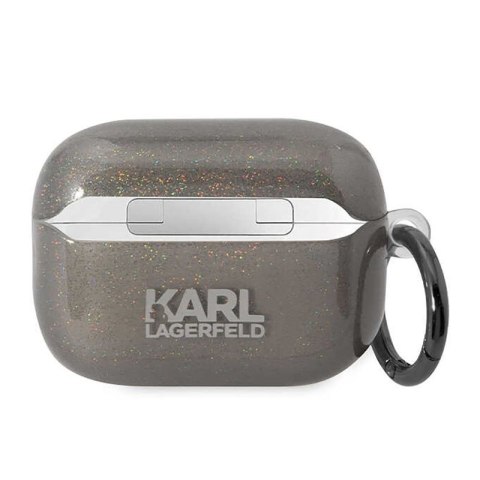 Karl Lagerfeld Glitter NFT Karl & Choupette - Etui AirPods Pro 2 (czarny) Karl Lagerfeld Glitter NFT Karl & Choupette - Etui AirPods Pro 2 (czarny)