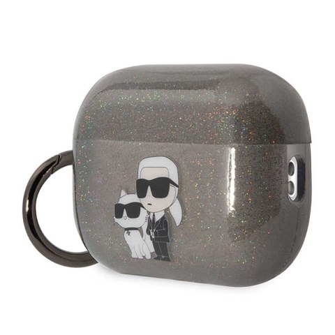 Karl Lagerfeld Glitter NFT Karl & Choupette - Etui AirPods Pro 2 (czarny) Karl Lagerfeld Glitter NFT Karl & Choupette - Etui AirPods Pro 2 (czarny)