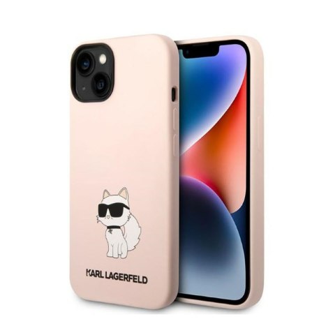 Karl Lagerfeld Silicone NFT Choupette - Etui iPhone 14 Plus (różowy) Karl Lagerfeld Silicone NFT Choupette - Etui iPhone 14 Plus (różowy)