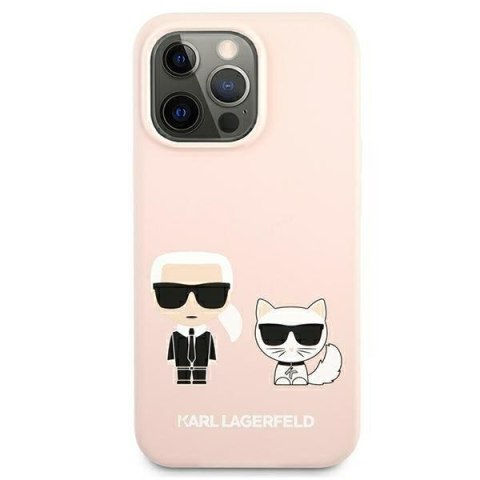 Karl Lagerfeld Slilicone Karl & Choupette Magsafe - Etui iPhone 13 Pro (różowy) Karl Lagerfeld Slilicone Karl & Choupette Magsafe - Etui iPhone 13 Pro (różowy)