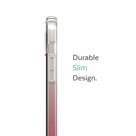 Speck Presidio Perfect-Clear + Ombre - Etui iPhone 15 Plus / 14 Plus z powłoką MICROBAN (Clear / Vintage Rose Fade) Speck Presidio Perfect-Clear + Ombre - Etui iPhone 15 Plus / 14 Plus z powłoką MICROBAN (Clear / Vintage Rose Fade)