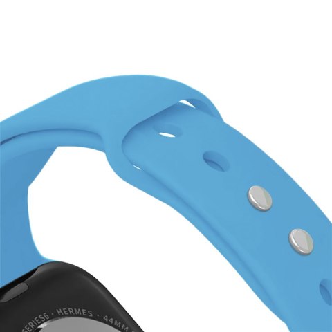 Crong Liquid - Pasek do Apple Watch 44/45/46/49 mm (niebieski) Crong Liquid - Pasek do Apple Watch 44/45/46/49 mm (niebieski)