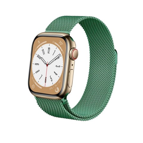 Crong Milano Steel - Pasek ze stali nierdzewnej do Apple Watch 38/40/41/42 mm (zielony) Crong Milano Steel - Pasek ze stali nierdzewnej do Apple Watch 38/40/41/42 mm (zielony)