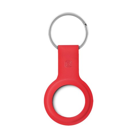 Crong Silicone Case with Key Ring - Etui ochronne brelok do Apple AirTag (czerwony) Crong Silicone Case with Key Ring - Etui ochronne brelok do Apple AirTag (czerwony)
