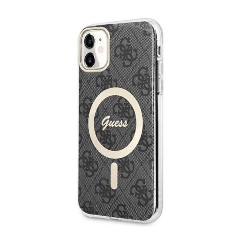 Guess 4G MagSafe - Etui iPhone 11 (Czarny) Guess 4G MagSafe - Etui iPhone 11 (Czarny)