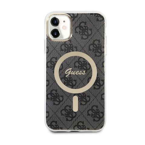 Guess 4G MagSafe - Etui iPhone 11 (Czarny) Guess 4G MagSafe - Etui iPhone 11 (Czarny)