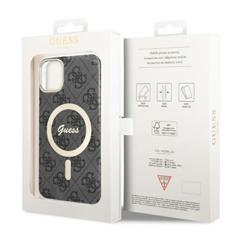 Guess 4G MagSafe - Etui iPhone 11 (Czarny) Guess 4G MagSafe - Etui iPhone 11 (Czarny)