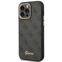Guess 4G Metal Camera Outline Case - Etui iPhone 14 Pro Max (Czarny)