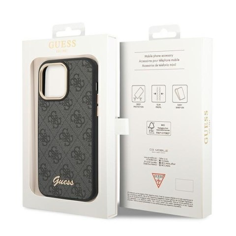 Guess 4G Metal Camera Outline Case - Etui iPhone 14 Pro Max (Czarny) Guess 4G Metal Camera Outline Case - Etui iPhone 14 Pro Max (Czarny)