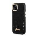 Guess Croco Collection - Etui iPhone 14 Plus (czarny)