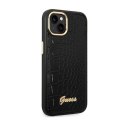 Guess Croco Collection - Etui iPhone 14 Plus (czarny)