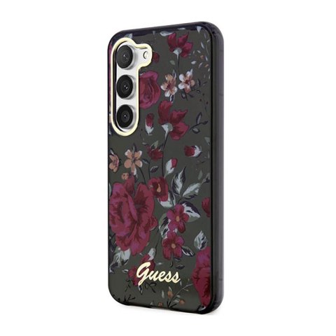 Guess Flower Collection - Etui Samsung Galaxy S23 (khaki) Guess Flower Collection - Etui Samsung Galaxy S23 (khaki)