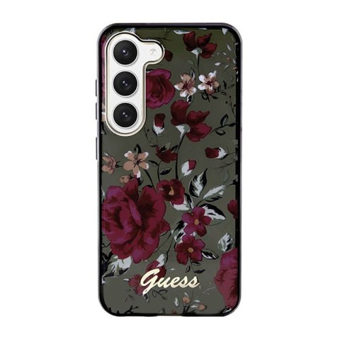 Guess Flower Collection - Etui Samsung Galaxy S23 (khaki) Guess Flower Collection - Etui Samsung Galaxy S23 (khaki)