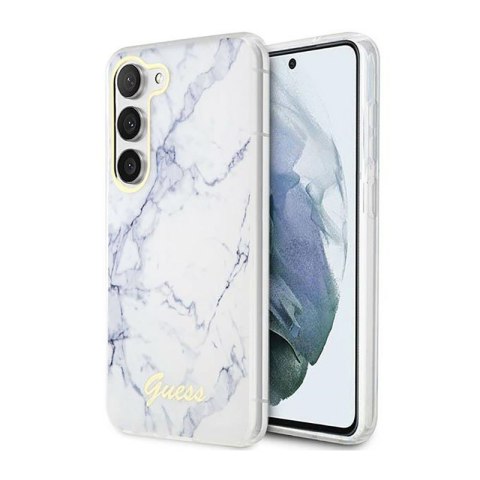 Guess Marble Collection - Etui Samsung Galaxy S23+ (biały) Guess Marble Collection - Etui Samsung Galaxy S23+ (biały)