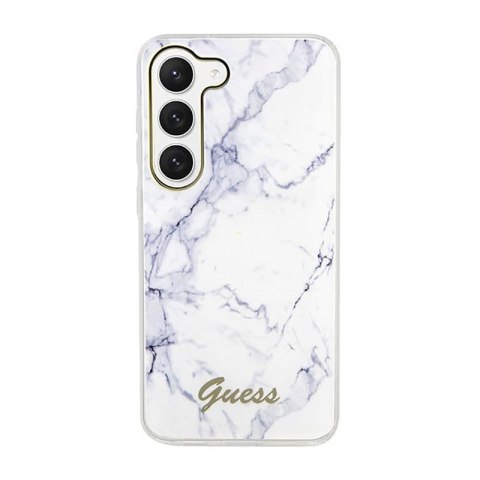 Guess Marble Collection - Etui Samsung Galaxy S23+ (biały) Guess Marble Collection - Etui Samsung Galaxy S23+ (biały)