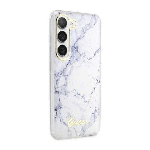 Guess Marble Collection - Etui Samsung Galaxy S23+ (biały) Guess Marble Collection - Etui Samsung Galaxy S23+ (biały)
