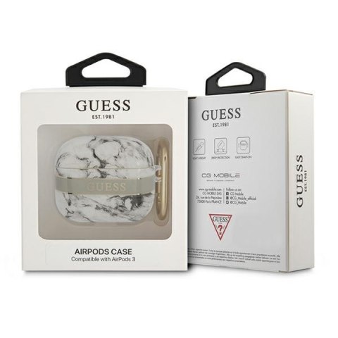 Guess Marble Strap - Etui Airpods 3 (Grey) Guess Marble Strap - Etui Airpods 3 (Grey)