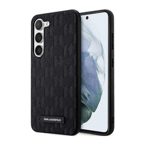 Karl Lagerfeld Saffiano Monogram Metal Logo - Etui Samsung Galaxy S23+ (czarny) Karl Lagerfeld Saffiano Monogram Metal Logo - Etui Samsung Galaxy S23+ (czarny)