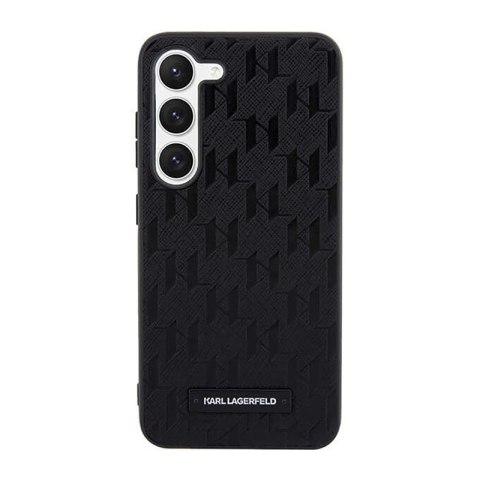 Karl Lagerfeld Saffiano Monogram Metal Logo - Etui Samsung Galaxy S23+ (czarny) Karl Lagerfeld Saffiano Monogram Metal Logo - Etui Samsung Galaxy S23+ (czarny)