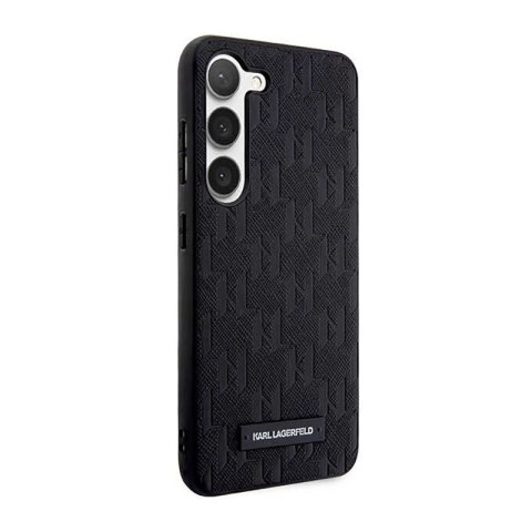 Karl Lagerfeld Saffiano Monogram Metal Logo - Etui Samsung Galaxy S23+ (czarny) Karl Lagerfeld Saffiano Monogram Metal Logo - Etui Samsung Galaxy S23+ (czarny)