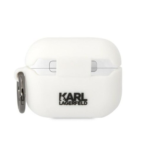 Karl Lagerfeld Silicone Karl & Choupette - Etui AirPods Pro (biały) Karl Lagerfeld Silicone Karl & Choupette - Etui AirPods Pro (biały)