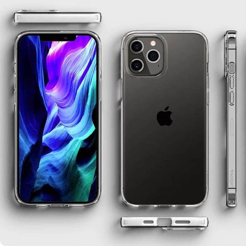 Spigen Liquid Crystal - Etui do iPhone 12 / iPhone 12 Pro (Przezroczysty) Spigen Liquid Crystal - Etui do iPhone 12 / iPhone 12 Pro (Przezroczysty)