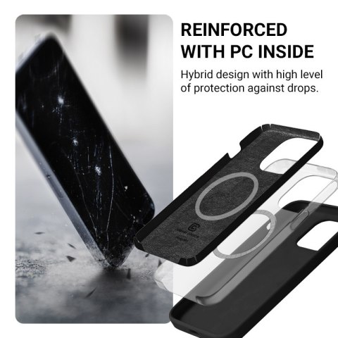 Crong Color Cover Magnetic - Etui iPhone 14 Pro Max MagSafe (czarny) Crong Color Cover Magnetic - Etui iPhone 14 Pro Max MagSafe (czarny)