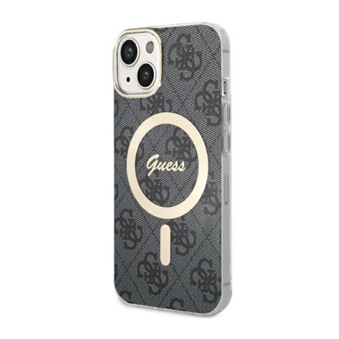 Guess 4G MagSafe - Etui iPhone 14 (Czarny) Guess 4G MagSafe - Etui iPhone 14 (Czarny)