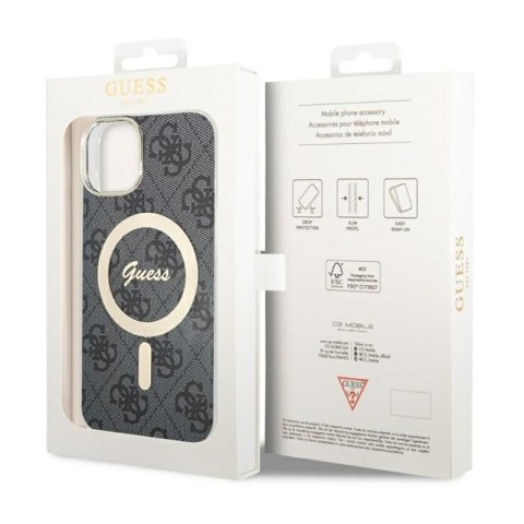 Guess 4G MagSafe - Etui iPhone 14 (Czarny) Guess 4G MagSafe - Etui iPhone 14 (Czarny)