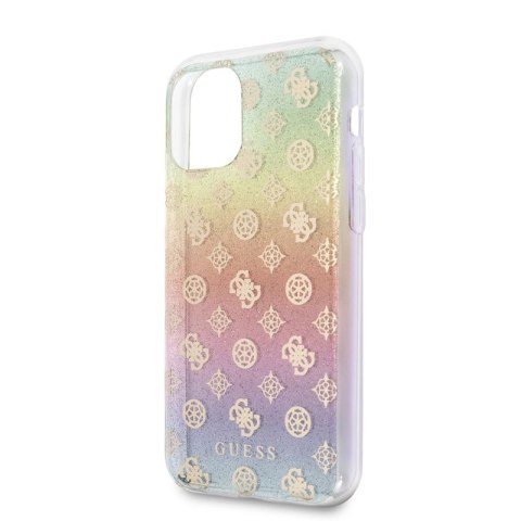 Guess 4G Peony Electroplated Pattern - Etui iPhone 11 Pro (tęczowy) Guess 4G Peony Electroplated Pattern - Etui iPhone 11 Pro (tęczowy)