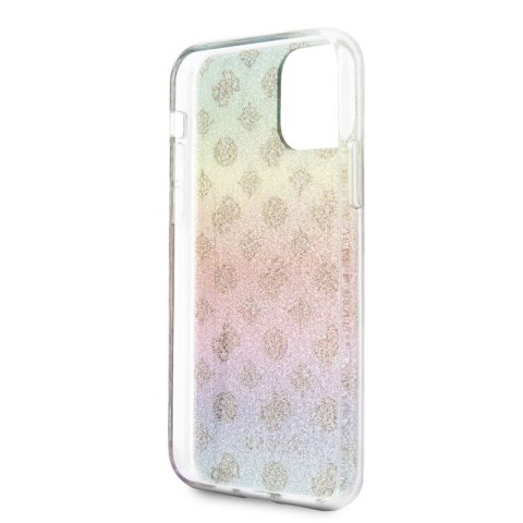 Guess 4G Peony Electroplated Pattern - Etui iPhone 11 Pro (tęczowy) Guess 4G Peony Electroplated Pattern - Etui iPhone 11 Pro (tęczowy)