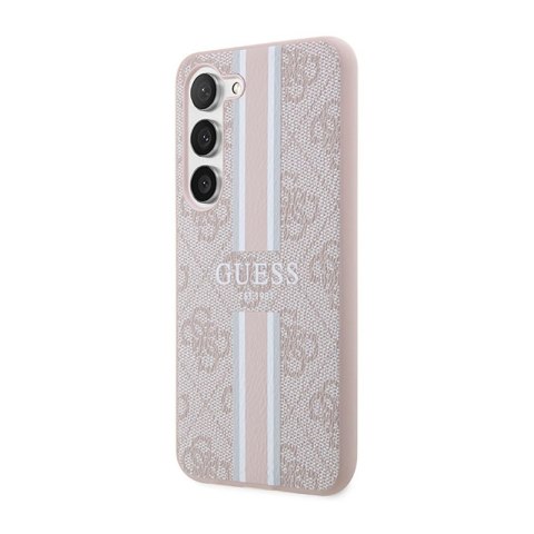 Guess 4G Printed Stripe - Etui Samsung Galaxy S23 (różowy) Guess 4G Printed Stripe - Etui Samsung Galaxy S23 (różowy)