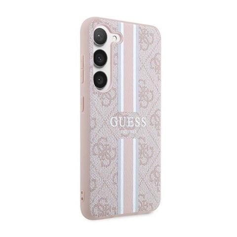 Guess 4G Printed Stripe - Etui Samsung Galaxy S23 (różowy) Guess 4G Printed Stripe - Etui Samsung Galaxy S23 (różowy)
