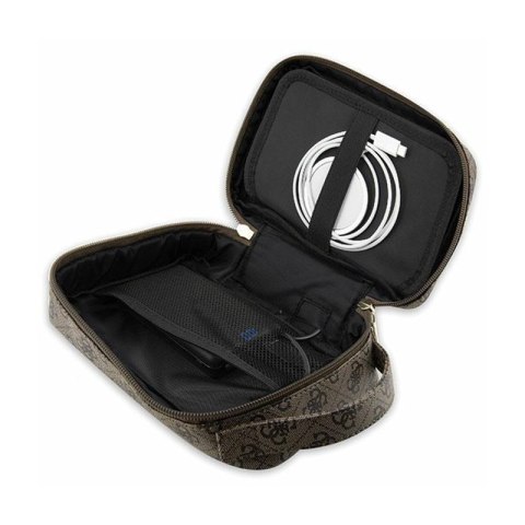 Guess 4G Printed Stripes Travel Universal Bag - Organizer na akcesoria (Brązowy) Guess 4G Printed Stripes Travel Universal Bag - Organizer na akcesoria (Brązowy)