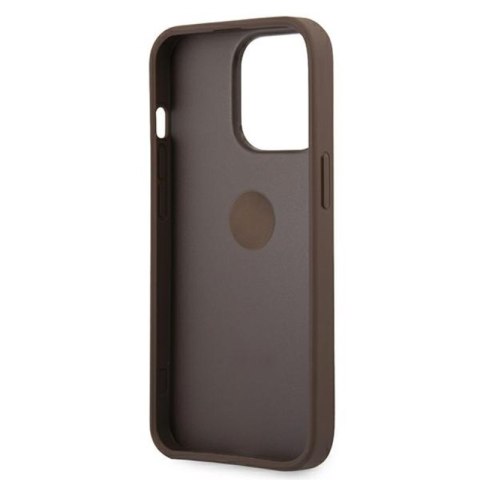 Guess 4G Ring Case - Etui iPhone 13 Pro (brązowy) Guess 4G Ring Case - Etui iPhone 13 Pro (brązowy)