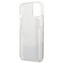 Guess Liquid Glitter Paisley - Etui iPhone 13 mini (złoty)