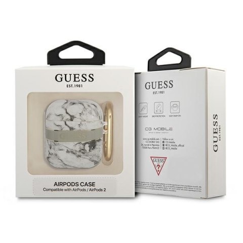Guess Marble Strap - Etui Airpods 1/2 gen (Grey) Guess Marble Strap - Etui Airpods 1/2 gen (Grey)