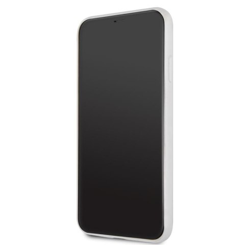 Guess Marble Tempered Glass Hardcase - Etui iPhone 11 Pro Max (biały) Guess Marble Tempered Glass Hardcase - Etui iPhone 11 Pro Max (biały)