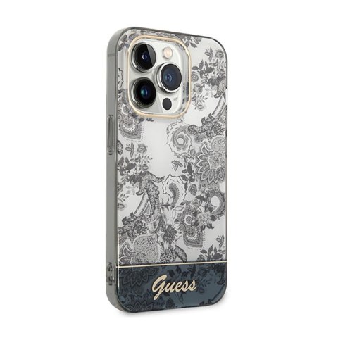 Guess Porcelain Collection - Etui iPhone 14 Pro (szary) Guess Porcelain Collection - Etui iPhone 14 Pro (szary)