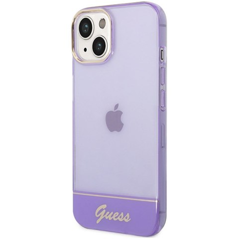 Guess Translucent - Etui iPhone 14 Plus (fioletowy) Guess Translucent - Etui iPhone 14 Plus (fioletowy)