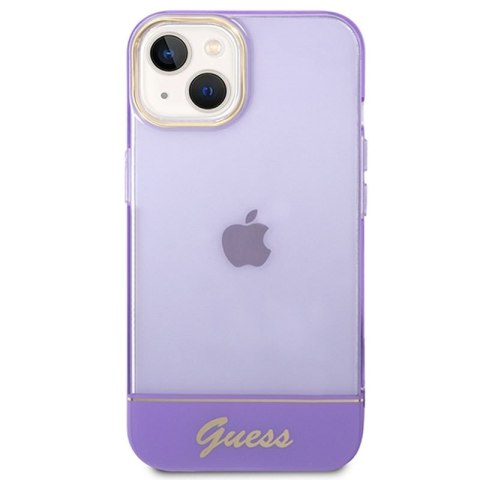 Guess Translucent - Etui iPhone 14 Plus (fioletowy) Guess Translucent - Etui iPhone 14 Plus (fioletowy)