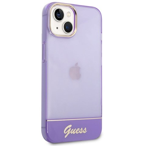Guess Translucent - Etui iPhone 14 Plus (fioletowy) Guess Translucent - Etui iPhone 14 Plus (fioletowy)