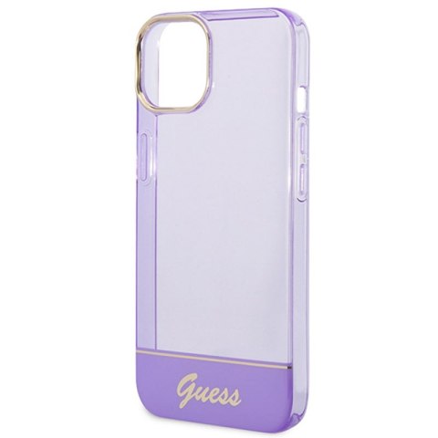 Guess Translucent - Etui iPhone 14 Plus (fioletowy) Guess Translucent - Etui iPhone 14 Plus (fioletowy)