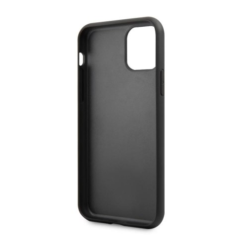 Karl Lagerfeld Double Layers Tempered Glass Glitter Signature Case - Etui iPhone 11 Pro (czerwony) Karl Lagerfeld Double Layers Tempered Glass Glitter Signature Case - Etui iPhone 11 Pro (czerwony)