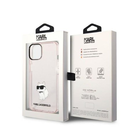 Karl Lagerfeld IML NFT Choupette - Etui iPhone 14 (różowy) Karl Lagerfeld IML NFT Choupette - Etui iPhone 14 (różowy)