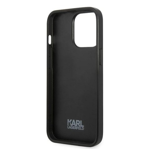 Karl Lagerfeld Iconic Karl Flower - Etui iPhone 13 Pro (szary) Karl Lagerfeld Iconic Karl Flower - Etui iPhone 13 Pro (szary)