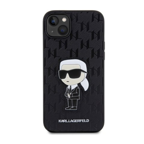 Karl Lagerfeld Saffiano Monogram NFT Ikonik - Etui iPhone 14 Plus (Czarny) Karl Lagerfeld Saffiano Monogram NFT Ikonik - Etui iPhone 14 Plus (Czarny)