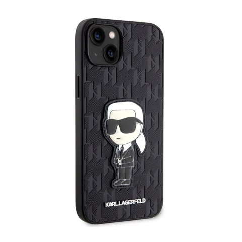Karl Lagerfeld Saffiano Monogram NFT Ikonik - Etui iPhone 14 Plus (Czarny) Karl Lagerfeld Saffiano Monogram NFT Ikonik - Etui iPhone 14 Plus (Czarny)