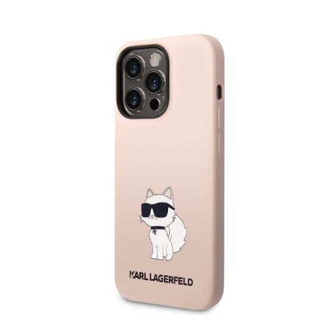 Karl Lagerfeld Silicone NFT Choupette - Etui iPhone 14 Pro Max (różowy) Karl Lagerfeld Silicone NFT Choupette - Etui iPhone 14 Pro Max (różowy)